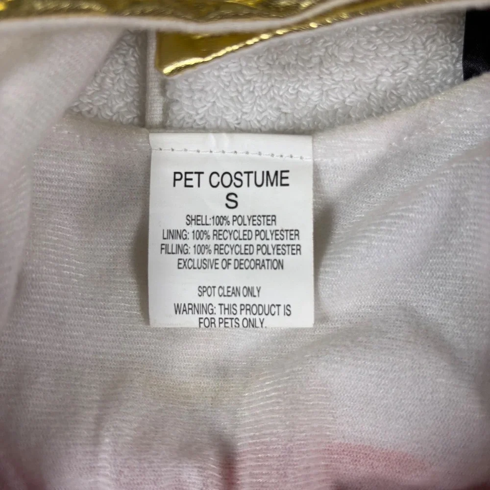 Pet Costume Boxer Champ Dog Cat Outfit Hoodie Red Shorts Gold‎ Robe Small